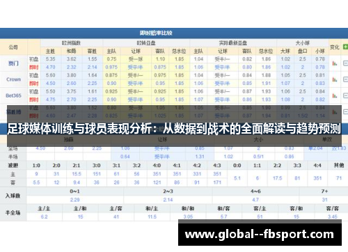 足球媒体训练与球员表现分析：从数据到战术的全面解读与趋势预测